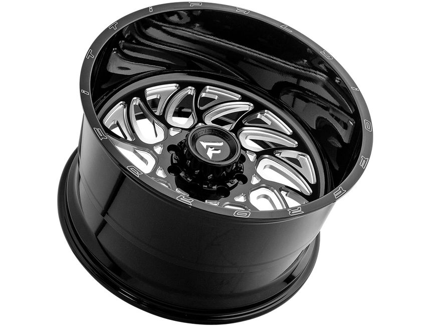 Fittipaldi OffRoad Milled Gloss Black FTF 09 Wheels Rugged Ridge