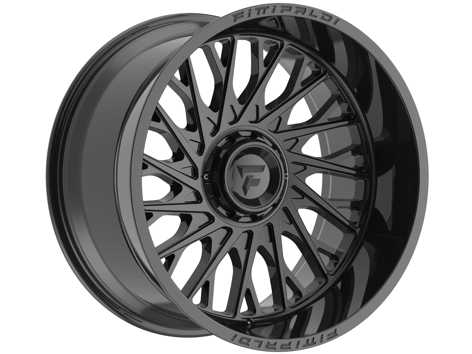 Fittipaldi Off-Road Gloss Black FA08 Wheels | Rugged Ridge