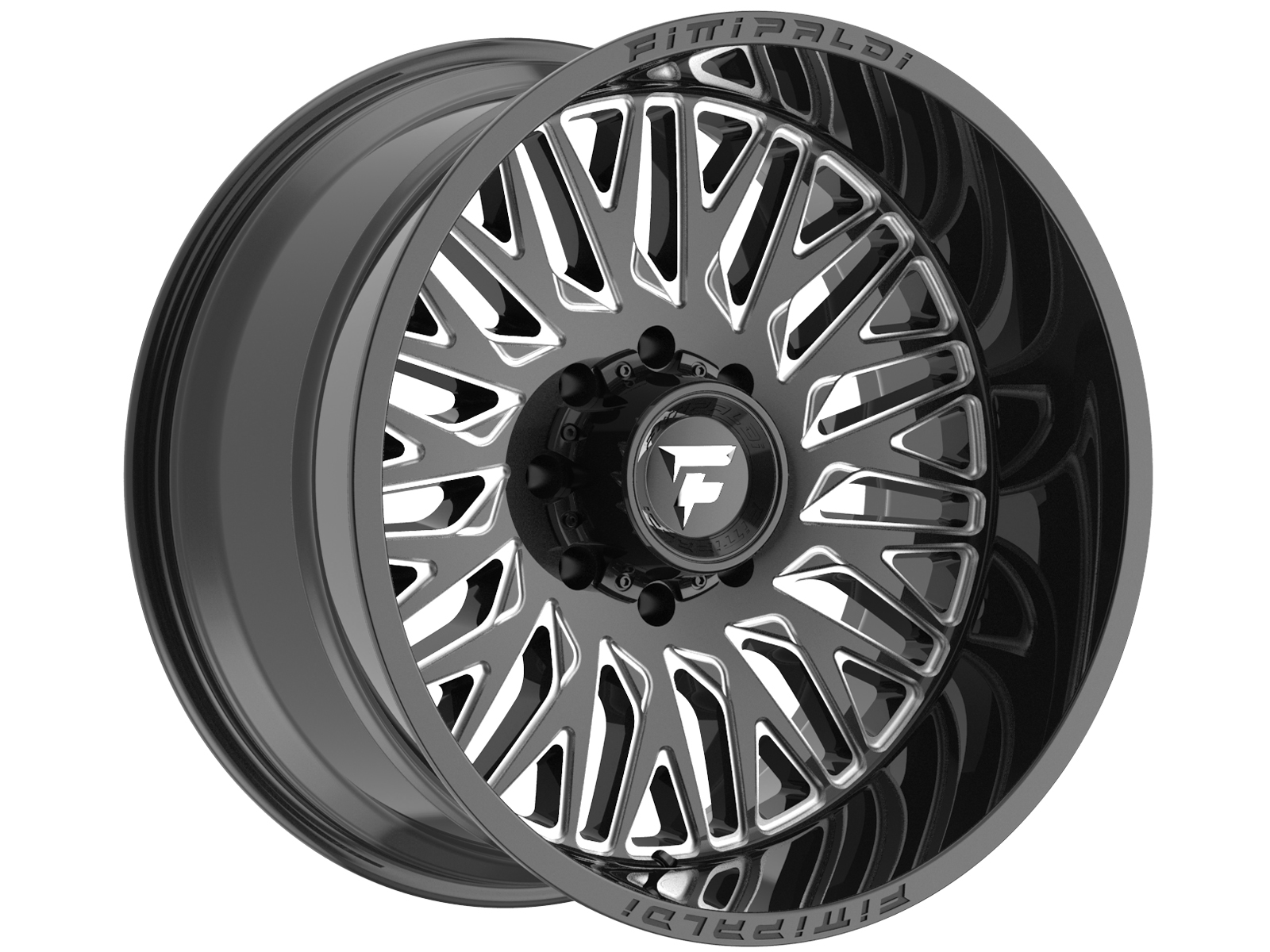 Fittipaldi Off-Road Milled Gloss Black FA07 Wheels | Rugged Ridge