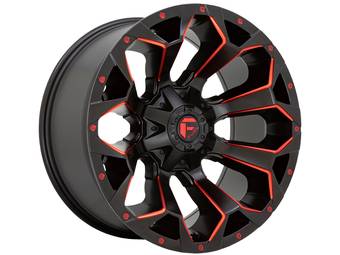 Fuel Black & Red Assault Wheels