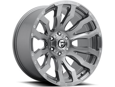 Fuel Brushed Gunmetal Blitz Wheels | Rugged Ridge