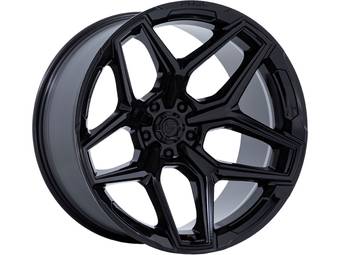 Fuel Gloss Black Flux 5 Wheel