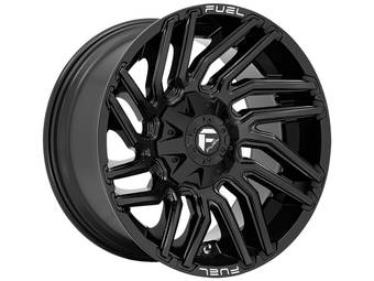 Fuel Gloss Black Typhoon Wheels