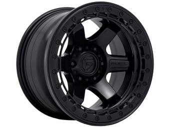 Fuel Matte Black Block Beadlock Wheels