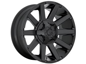 Fuel Matte Black Contra Wheels