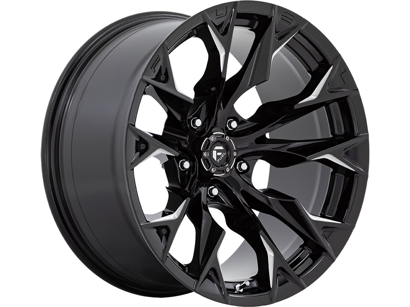 Fuel Milled Gloss Black Flame Wheels | Rugged Ridge