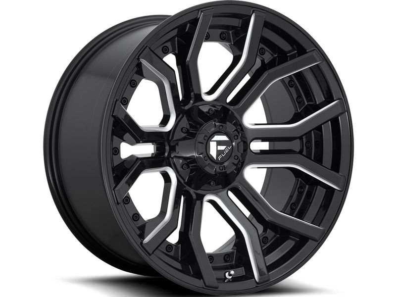 Fuel Fuel Milled Gloss Black Rage Wheel [SKU