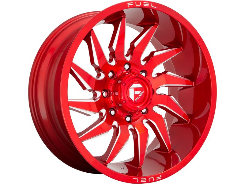 Fuel Fuel Milled Red Saber Wheel D74524208447