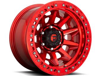 Fuel Red Covert Beadlock Wheels