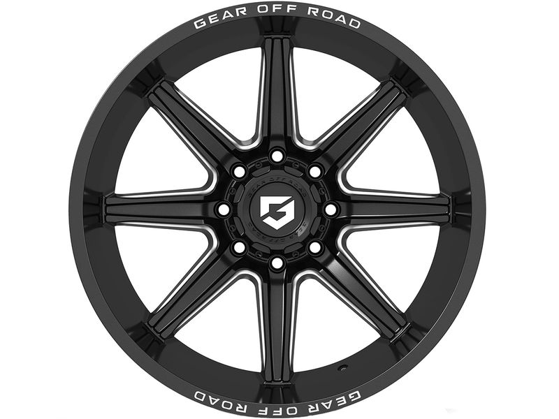 Gear Off Road Gear Off Road Milled Gloss Black Ridge Wheel 765bm 2108919