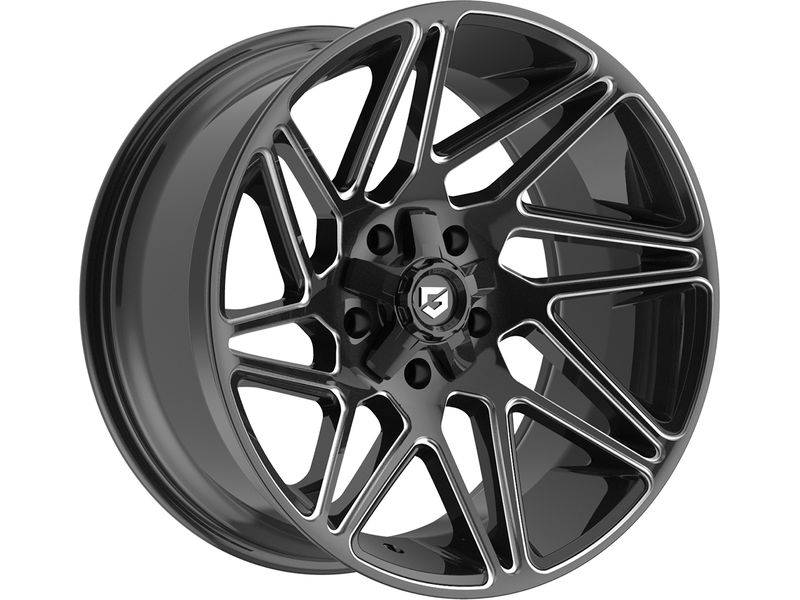 Gear Off-Road Gear Off-Road Milled Gloss Black Vortex Wheel 777BM-2096818