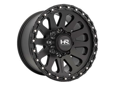 Hardrock Matte Black H102 Wheels | Rugged Ridge