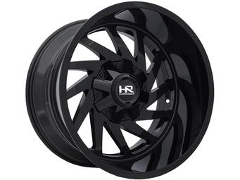 Hardrock Gloss Black Crusher Wheels