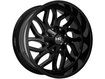 Hardrock Gloss Black Destroyer Wheels