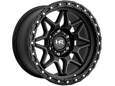 Hardrock Matte Black H105 Wheels | Rugged Ridge