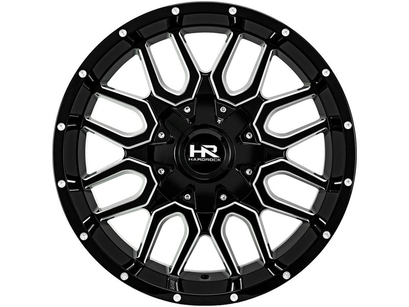 Hardrock H709-201052119gbm Hardrock Milled Gloss Black Commander Wheel