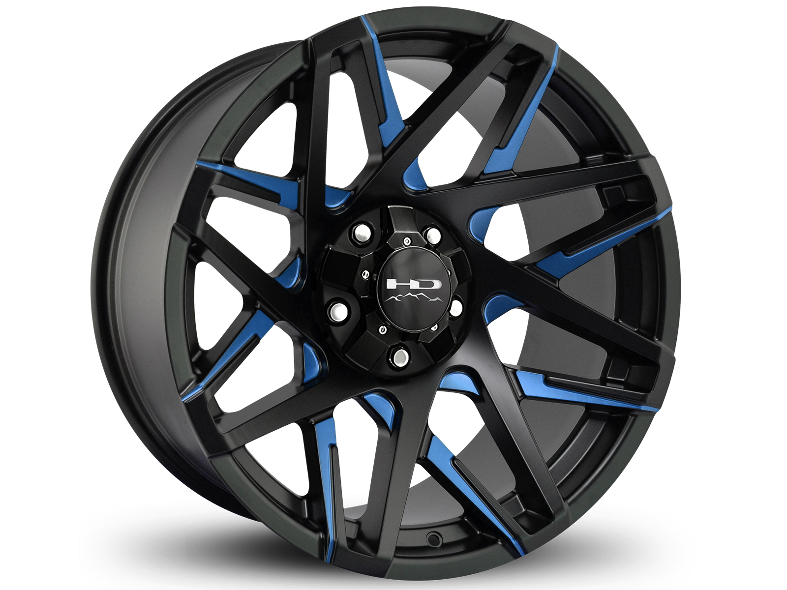 HD Off-Road Black & Blue Canyon Wheels | Rugged Ridge