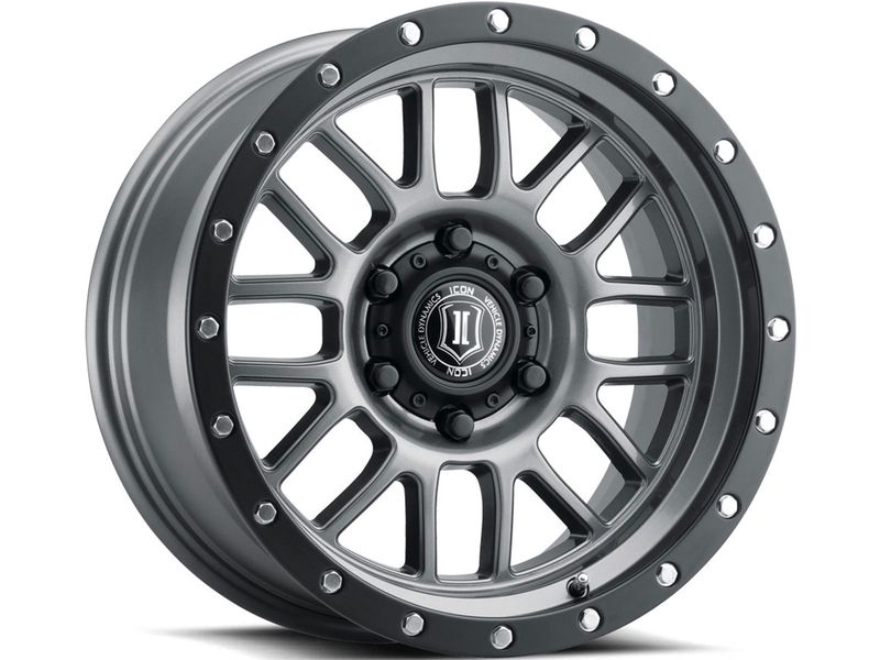 Icon Grey Alpha Wheels | Rugged Ridge