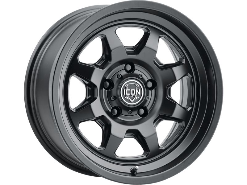 Icon Matte Black Nuevo Wheels | Rugged Ridge