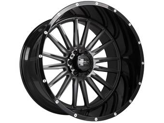 Impact Off-Road Milled Gloss Black 833 Wheels