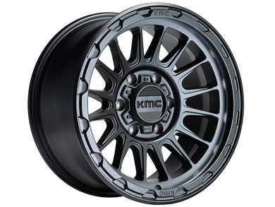 KMC Black KM542 Impact Wheels | Rugged Ridge