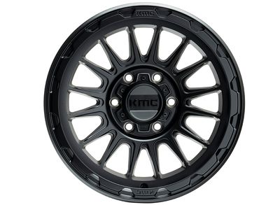 KMC Black KM542 Impact Wheels | Rugged Ridge
