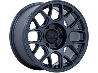 KMC Blue KM730 Hatchet Wheels | Rugged Ridge