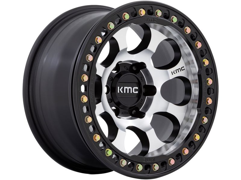 Kmc Kmc Machined Matte Black Km Riot Beadlock Wheel Sku