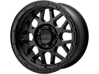 KMC Matte Black KM535 Grenade Off-Road Wheels