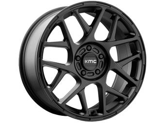 KMC Matte Black KM708 Bully Wheel