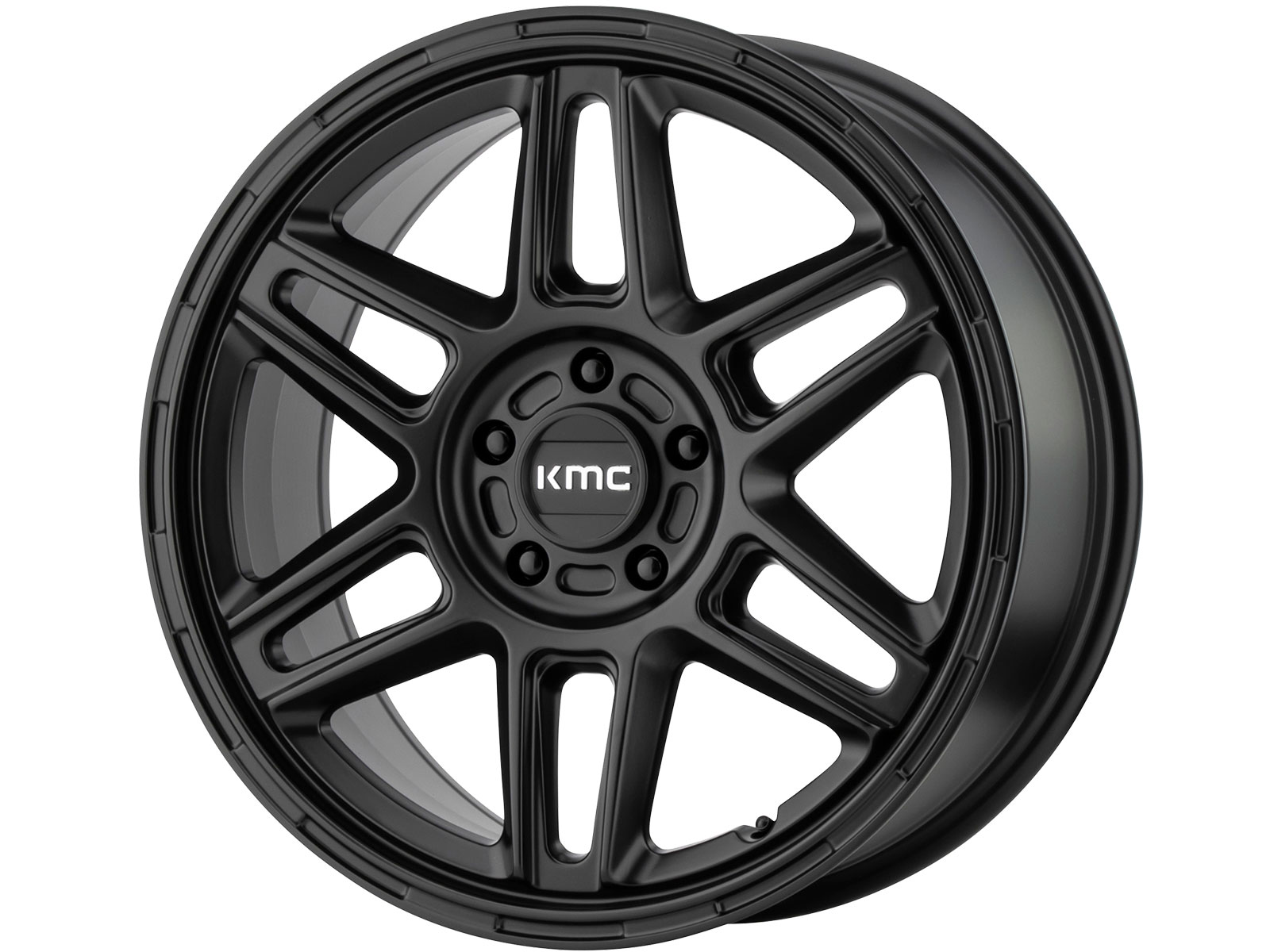 KMC Matte Black KM716 Nomad Wheels | Rugged Ridge