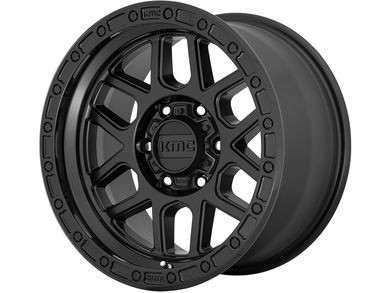 KMC Matte Black KM544 Mesa Wheels | Rugged Ridge