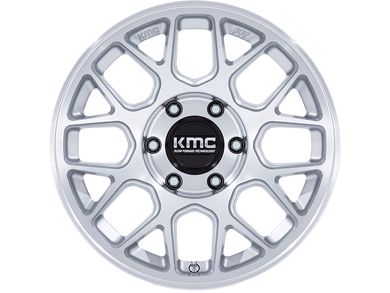 KMC Silver KM730 Hatchet Wheels | Rugged Ridge
