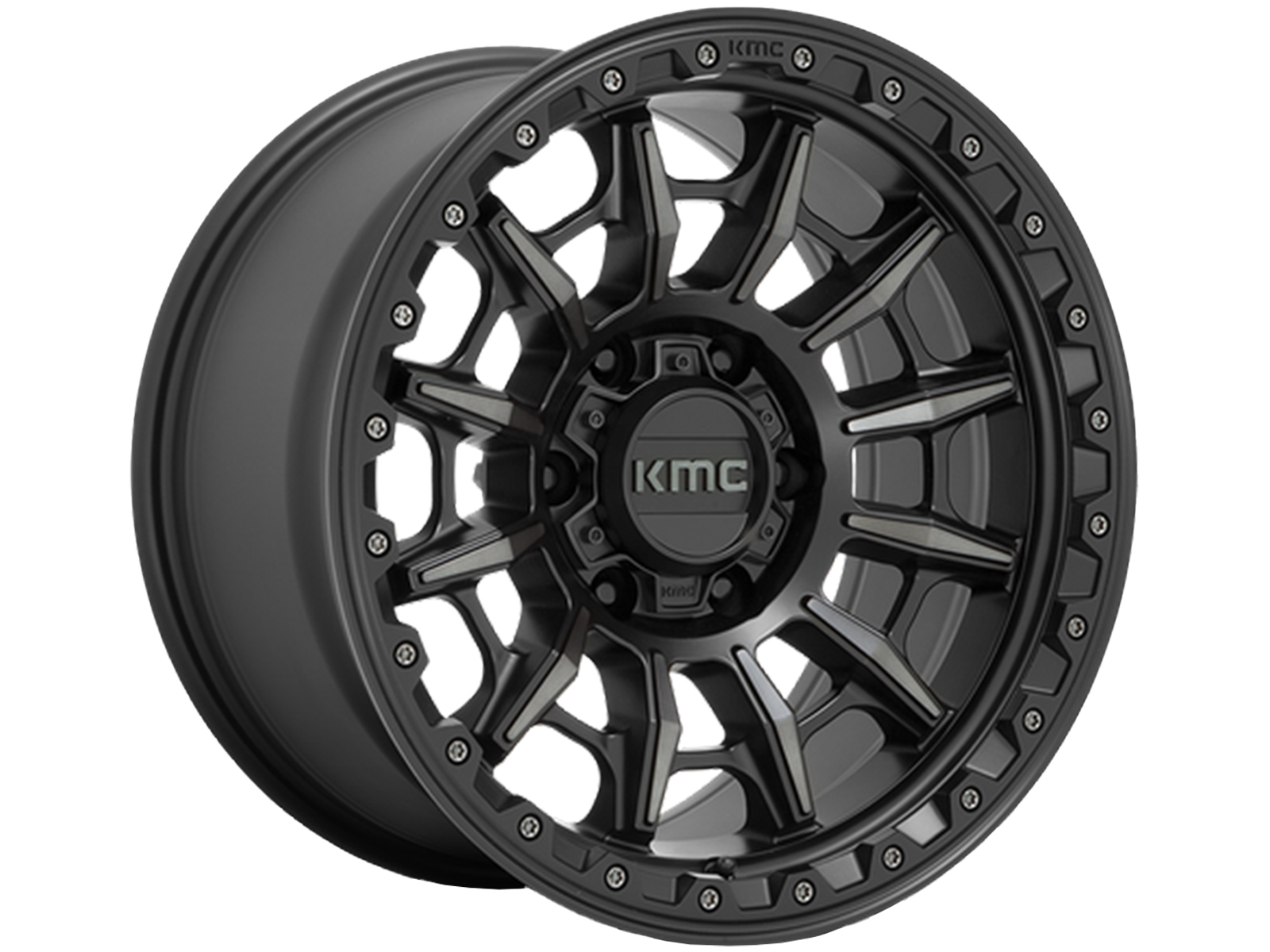 KMC Tinted Black KM547 Carnage Wheels | Rugged Ridge