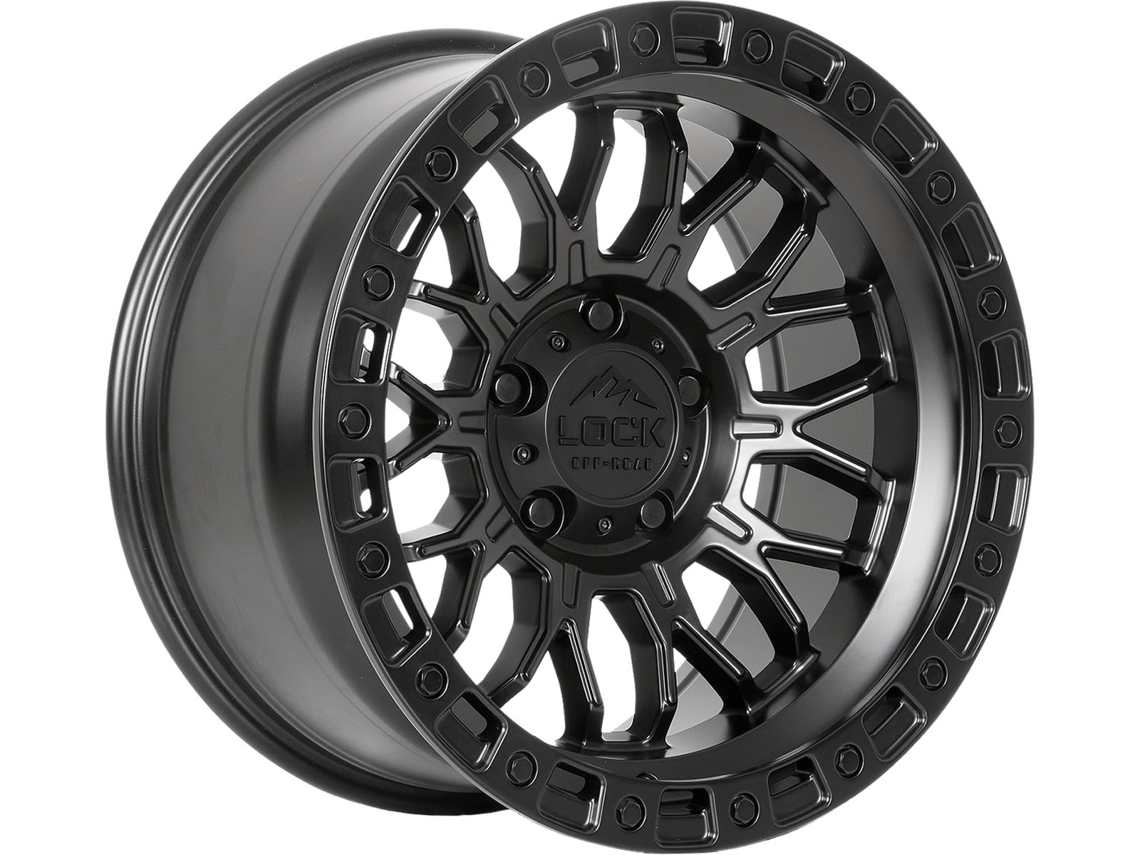 Lock Off-Road Wheels Lock Off-Road Matte Black Combat Wheel COMBAT