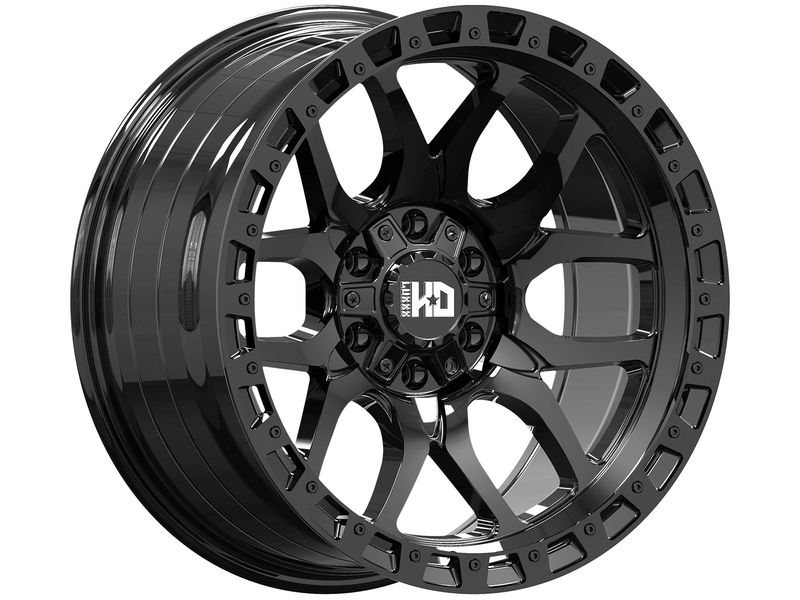Luxxx HD Gloss Black LHD41 Wheels | Rugged Ridge