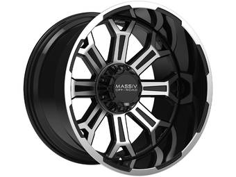 Massiv Off-Road Machined Gloss Black OR-2 Wheels