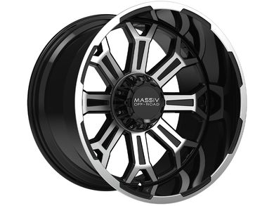 Massiv Wheels Massiv Off-Road Machined Gloss Black OR-2 Wheel MAS