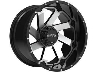 Massiv Off-Road Machined Gloss Black OR-4 Wheels