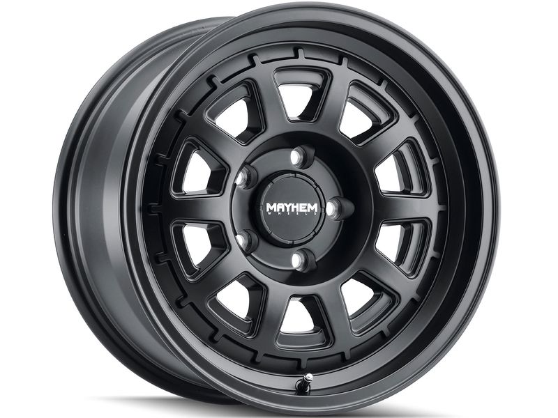 Mayhem Matte Black Voyager Wheels | Rugged Ridge