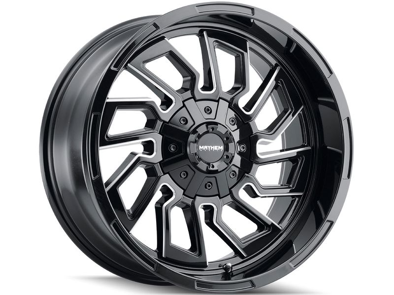 Mayhem Milled Gloss Black Flywheel Wheels | Rugged Ridge