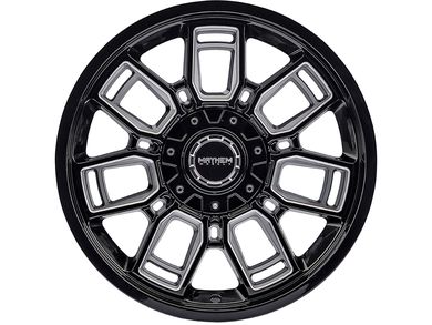 Mayhem Milled Gloss Black Ordinance Wheels | Rugged Ridge