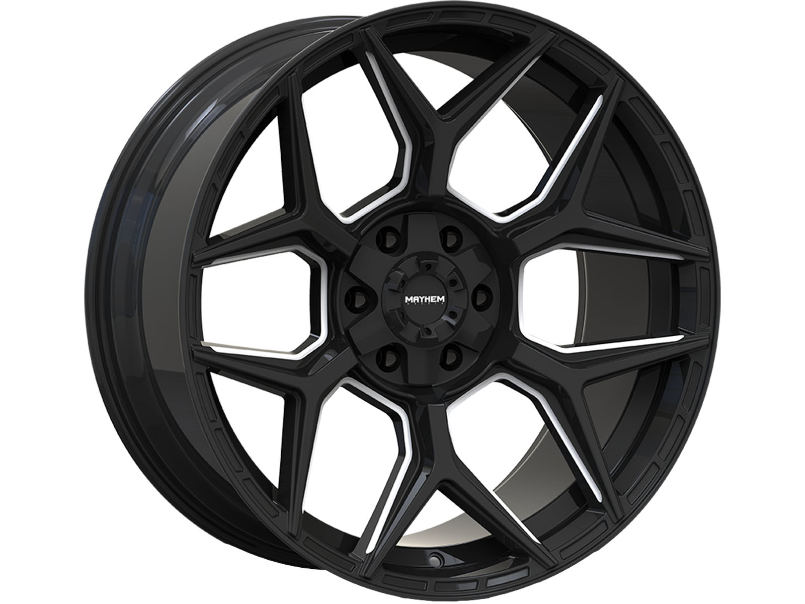 Mayhem ブラックメタル　BLACKL Black Rock Mayhem Gloss Black | 4x4 Rims For 4WD & SUV | NYC Wheels