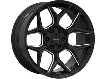 Mayhem Milled Gloss Black Vanquish Wheel