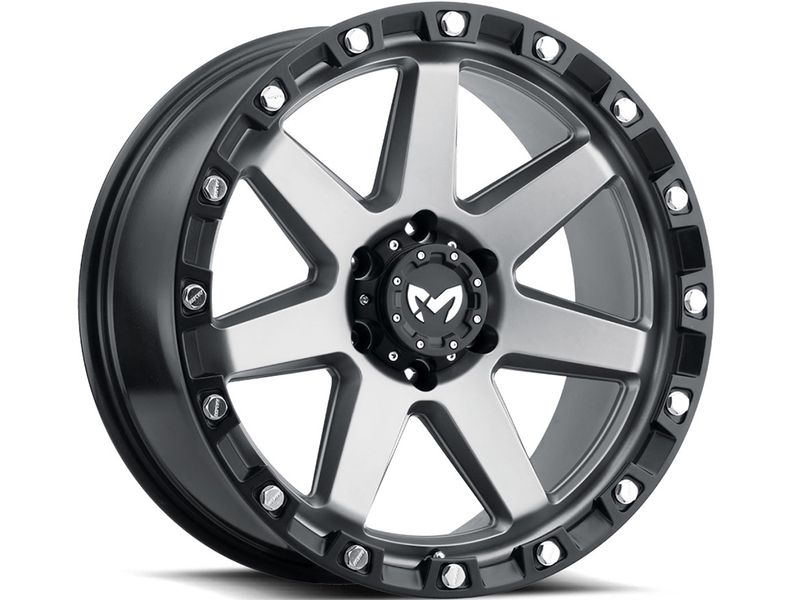 MKW Matte Grey M203 Offroad Wheels | Rugged Ridge