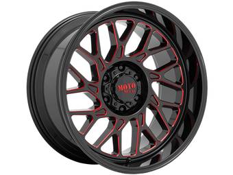 Moto Metal Black & Red MO805 Predator Wheels