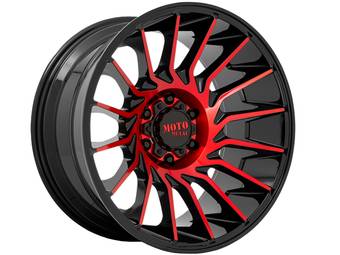 Moto Metal Black & Red MO807 Shockwave Wheels