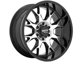 Moto Metal Machined Gloss Black MO806 Talon Wheels