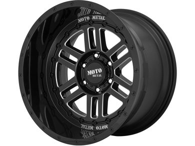 Moto Metal Moto Metal Milled Black Deep Six Wheel MO80021068318N