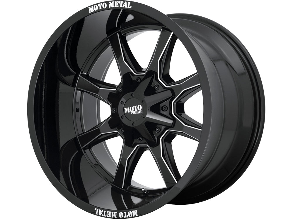 Moto Metal Moto Metal Milled Gloss Black MO970 Wheel [SKU